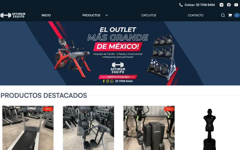Captura de Optimum Equipo